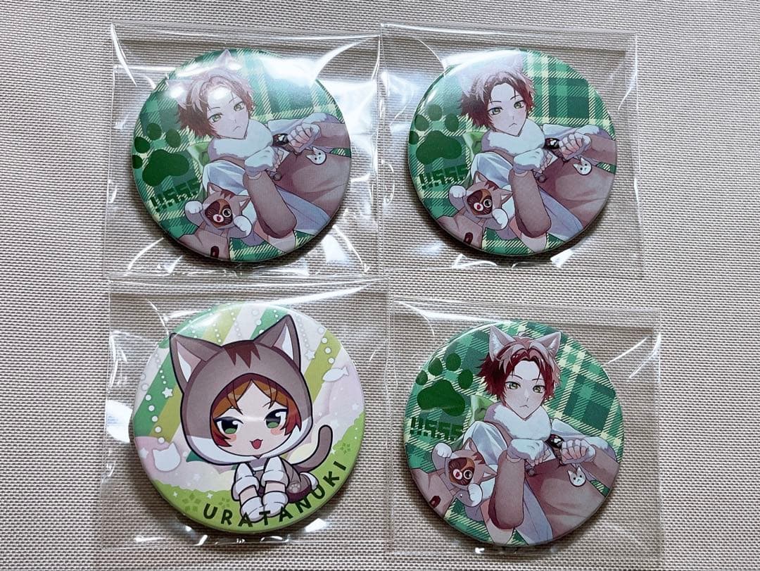 うらたぬき 2023ハロパ 缶バッジセット - メルカリ