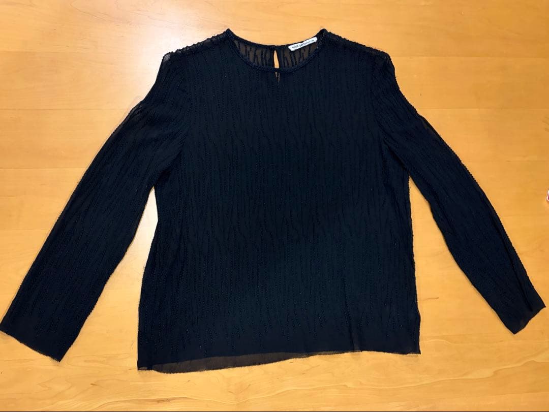 ミナペルホネン rain grass シルクブラウス