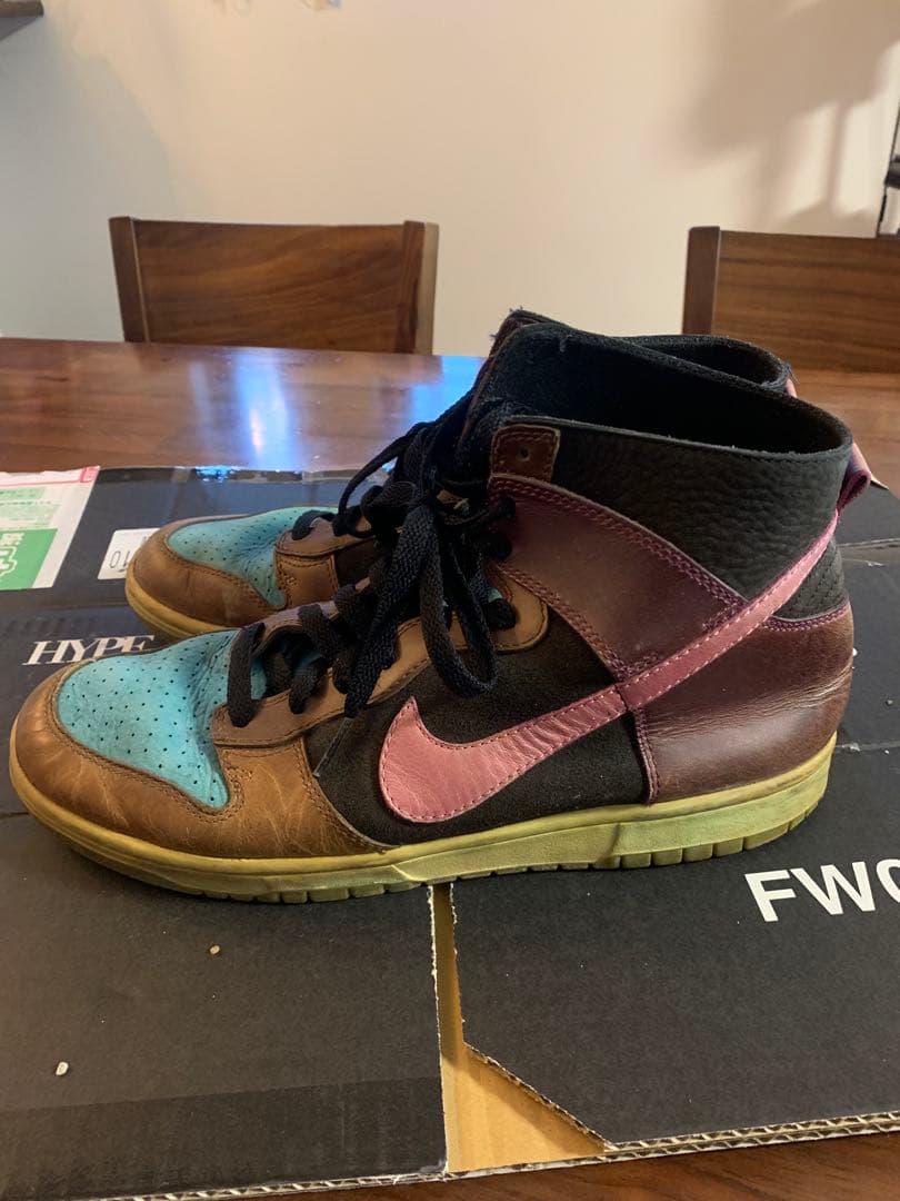靴 Nike Dunk HIGH NL UNDEFEATED 28.0