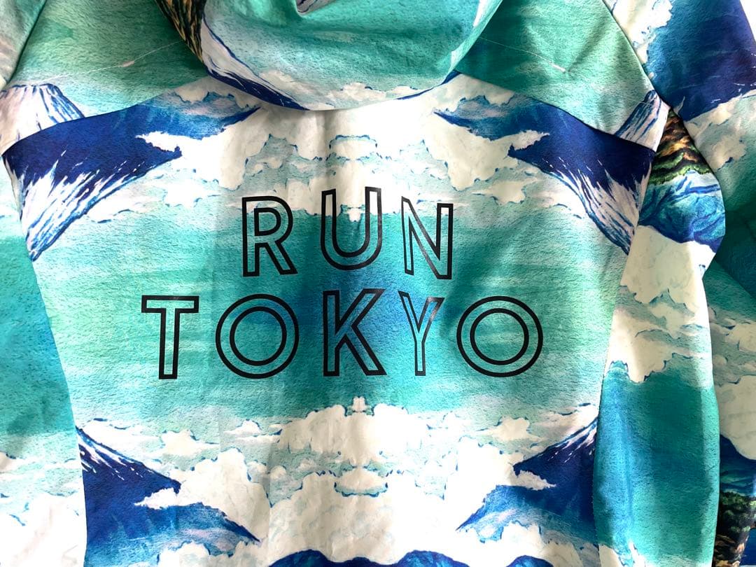 NIKE 東京マラソン 限定 ナイロンジャケット 富士山 総柄 和柄