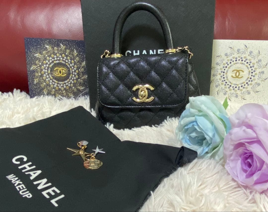 新品☆CHANEL ノベルティ☆ハンドルミニショルダーバッグ CHANEL シャネル ノベルティ ショルダーバッグ ミニショルダー トップ