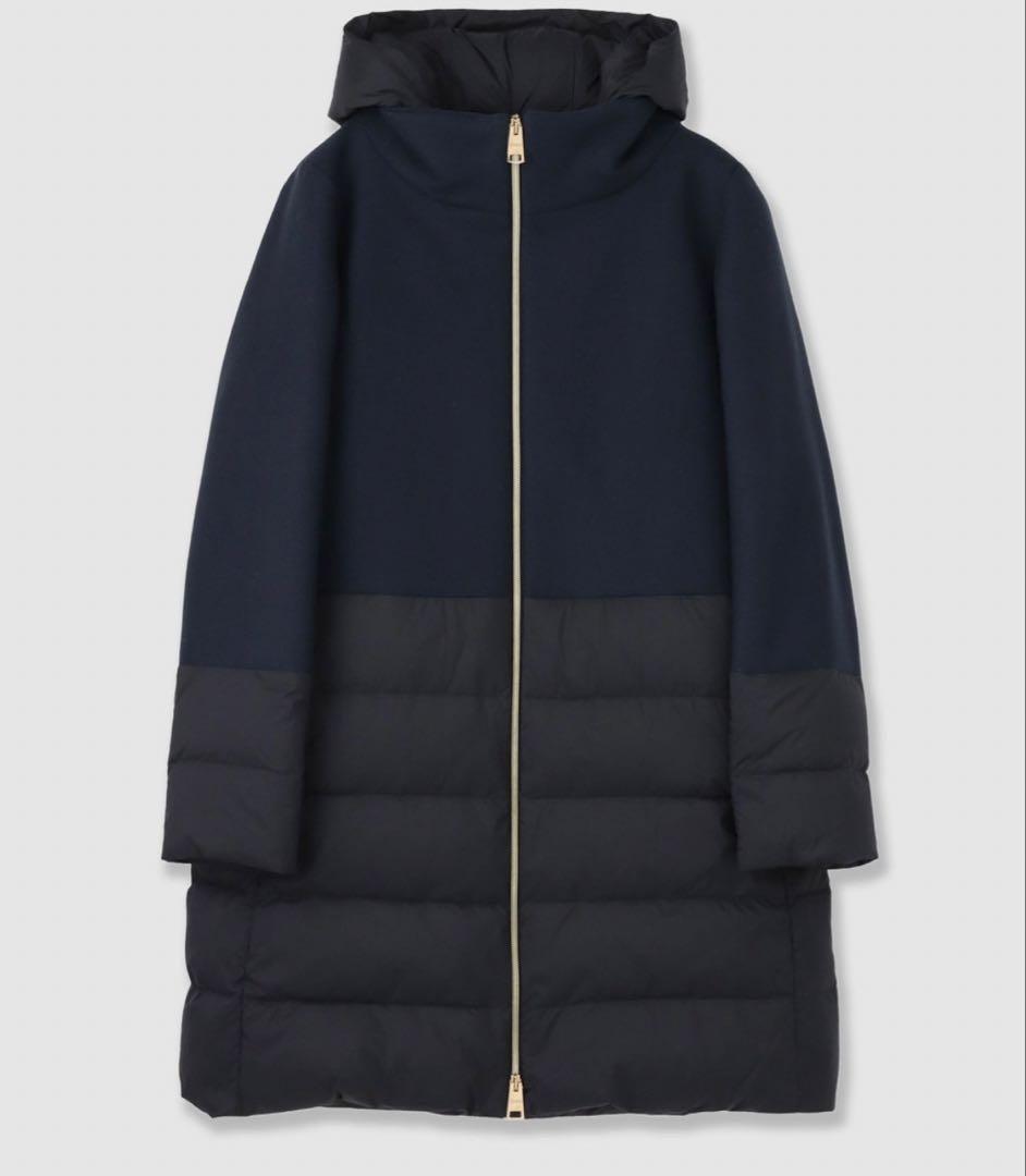 ヘルノダウンコート　ブラック