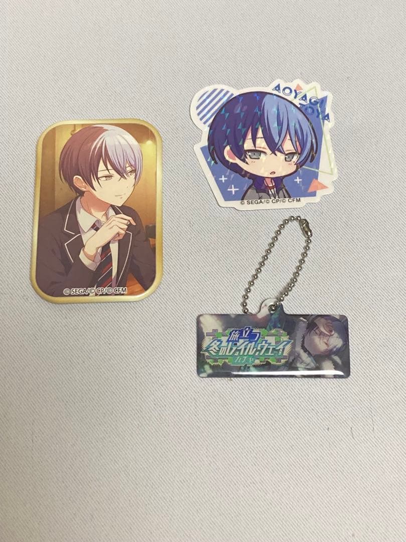 プロセカ 青柳冬弥 ステッカー 缶バッジ キーチェーン - メルカリ