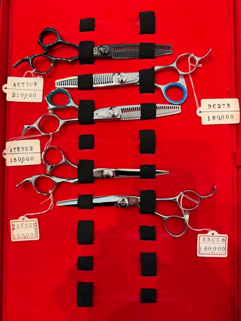 美容師セニング、シザー5本セット