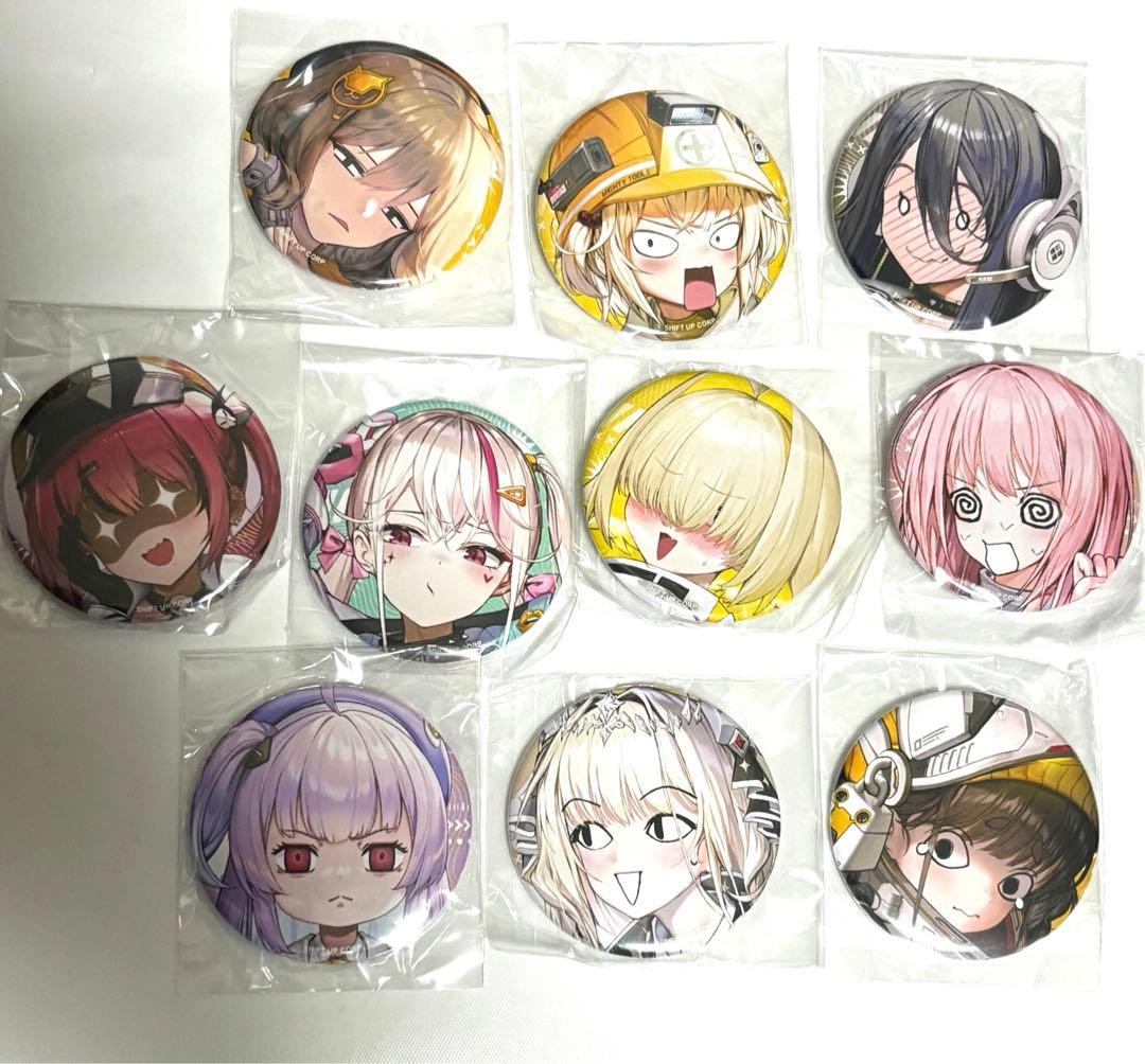 勝利の女神 nikke ニケ フェイス 缶バッジ コンプリート - メルカリ