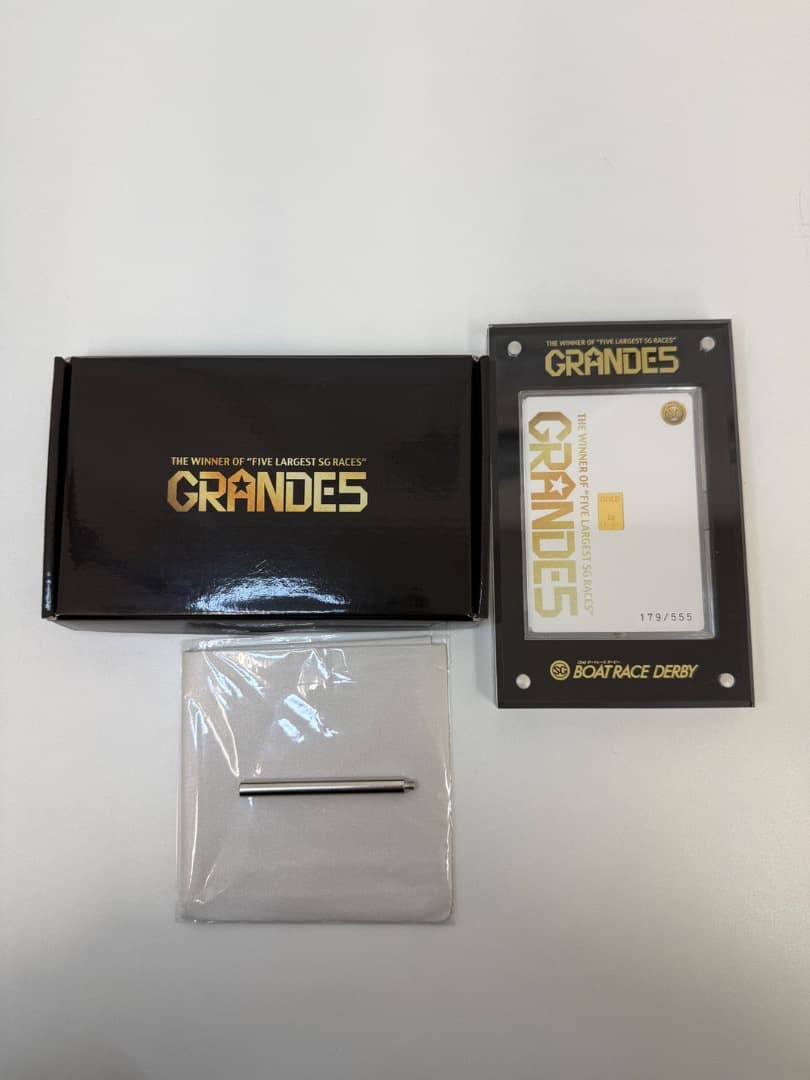 【純金インゴット１g】/金/K 24/ボートレース/記念/555本限定