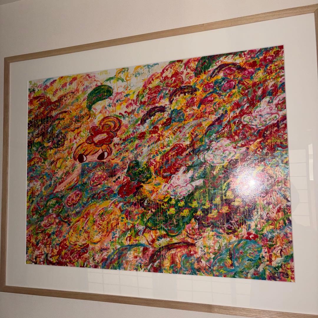 ロッカクアヤコ Untitled 2022年 シルクスクリーン 額装済 ロッカクアヤコ Untitled 2022年 シルクスクリーン 額装済 保証書付