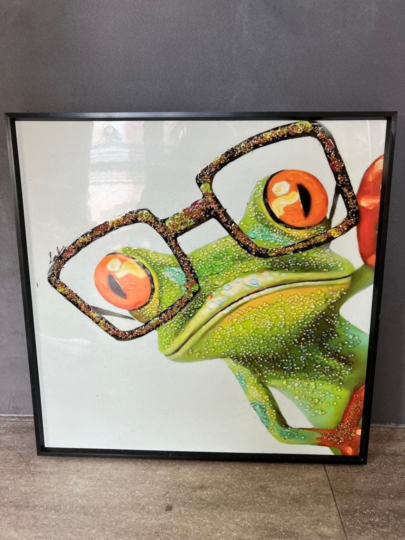 クリスタルアート アマガエル