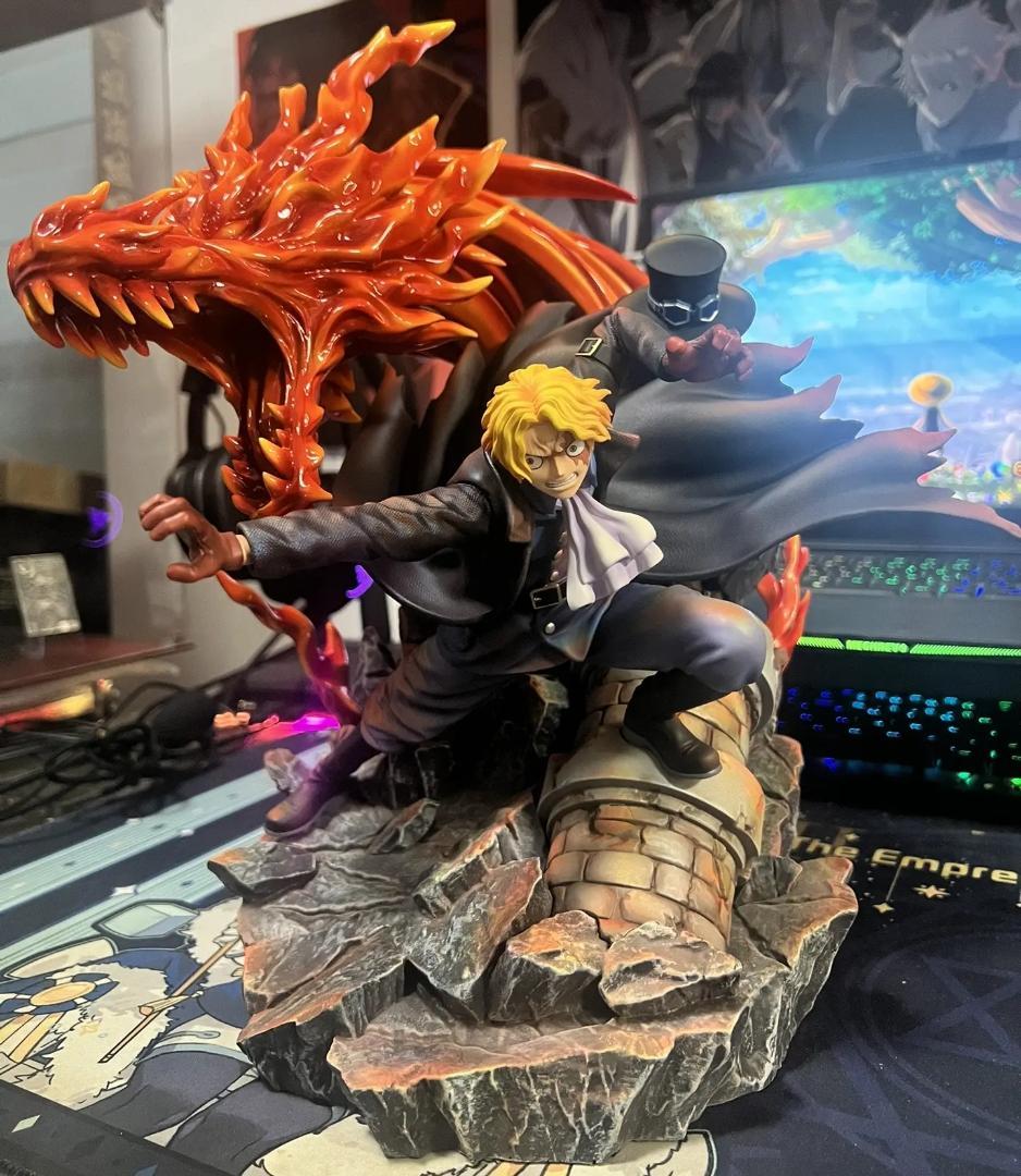 ワンピース 革命軍 サボ ガレージキット フィギュア スタチュー 塗装