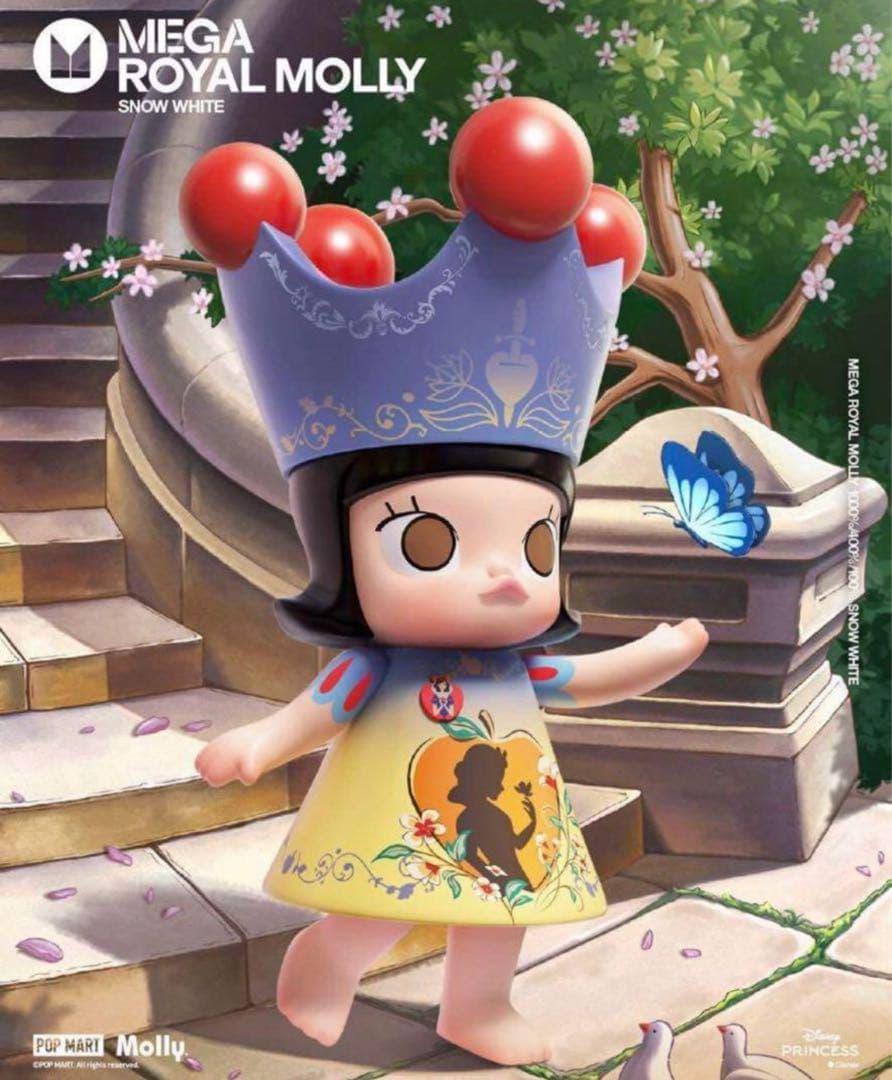 ポップマート メガコレクション メガロイヤルモリー 400% スノーホワイト MEGA ROYAL MOLLY 400% Snow White - POP MART (Japan)