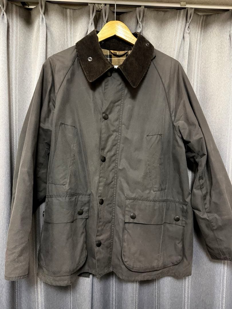 Barbour WAX BEDALE OS 38 グレー