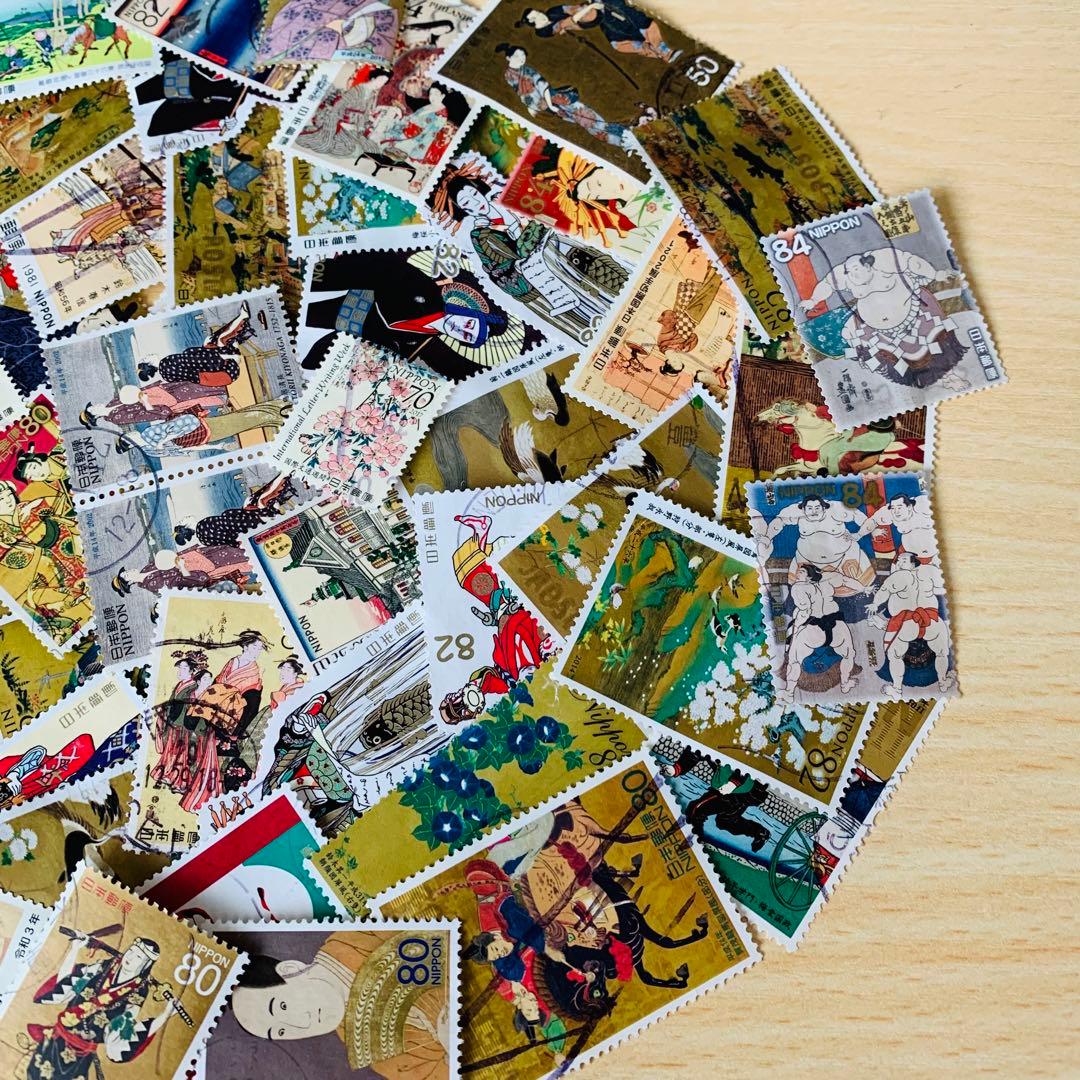 使用済切手57枚 日本画・和物 - メルカリ