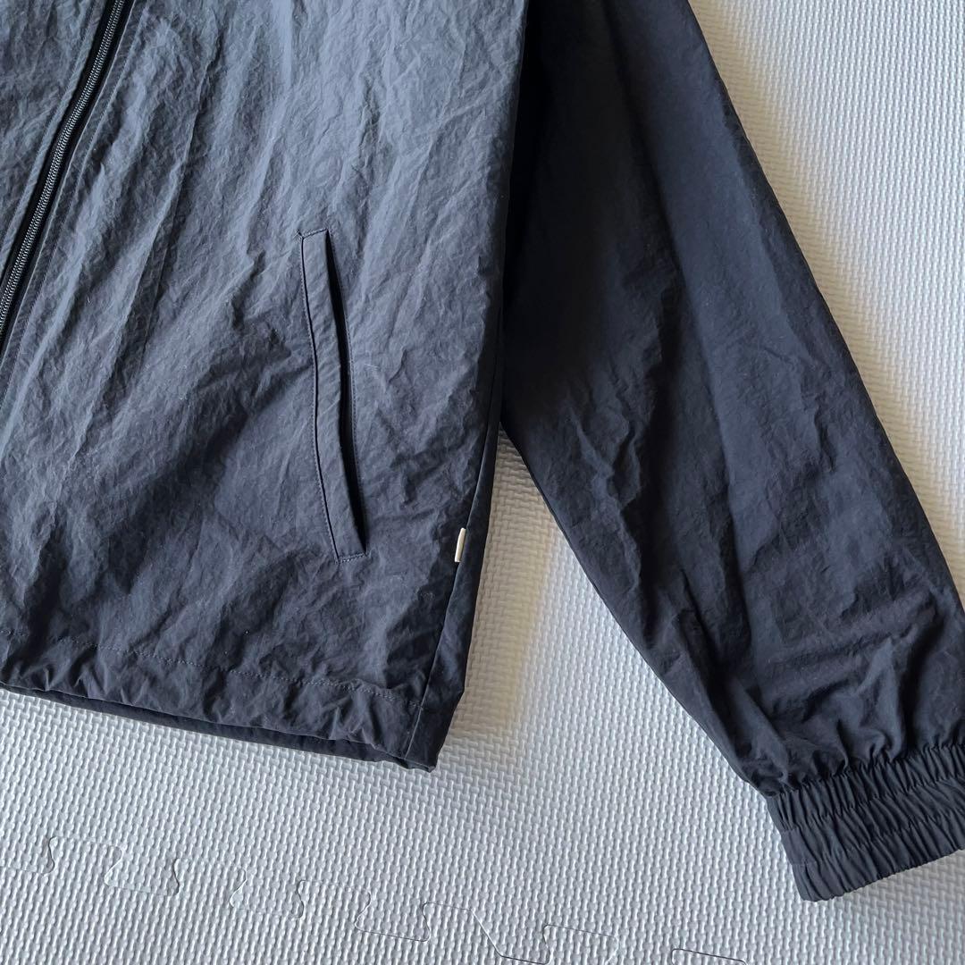 美品 OVY ナイロンジップブルゾン ジップアップジャケット 黒 M 076