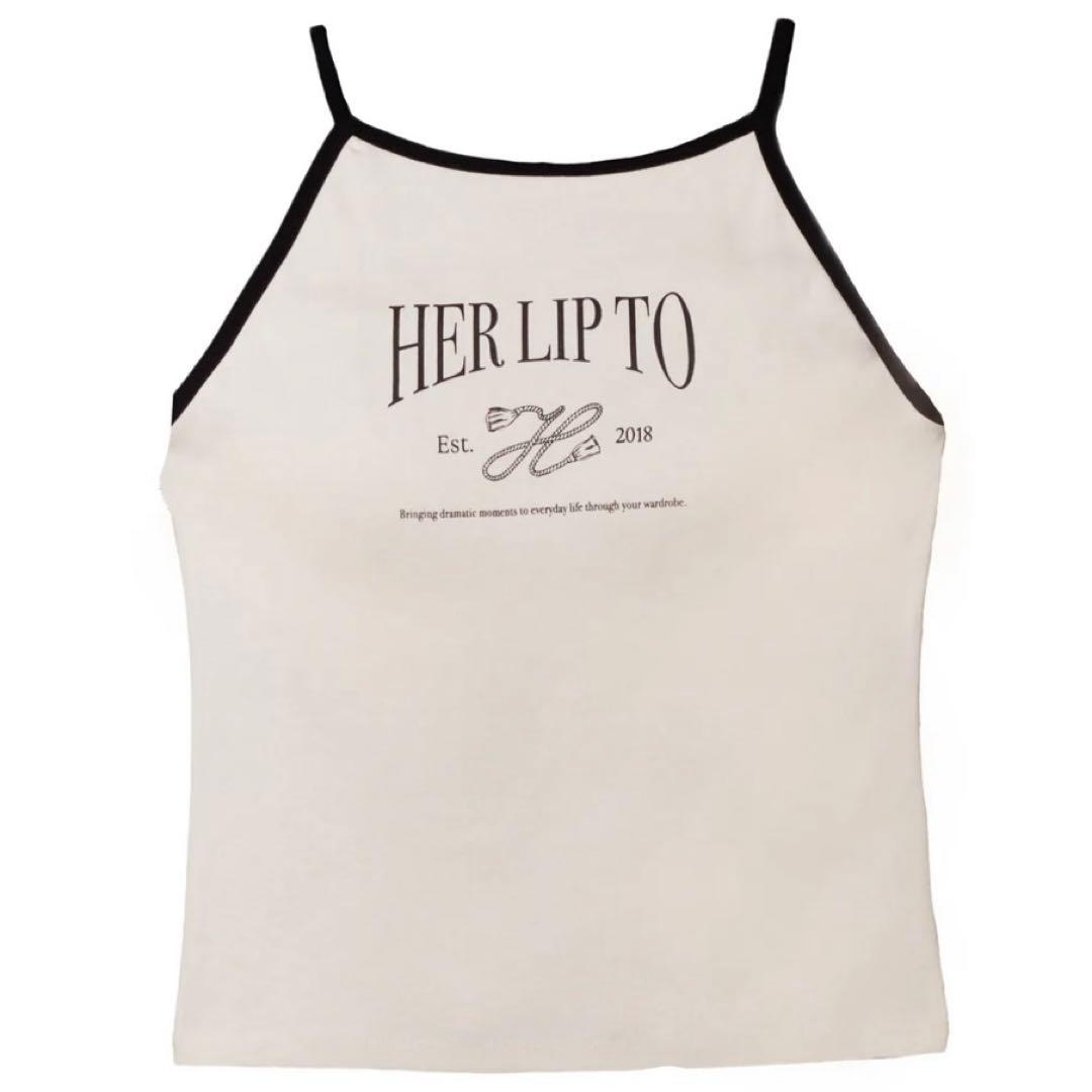 【美品】【早い者勝ち】Her lip to Logo Top Mサイズ