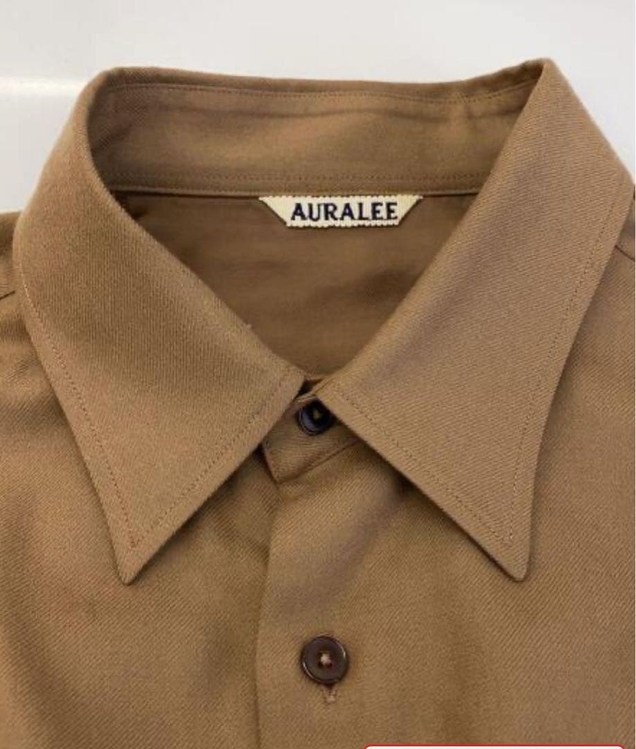 【AURALEE/オーラリー】SUPER LIGHT WOOL SHIRTS