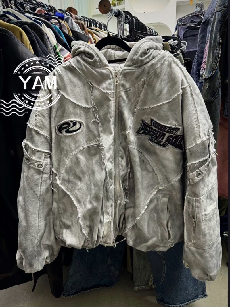 特価PERSONSOUL Dirty Cotton Coat 中綿フードブルゾン - メルカリ