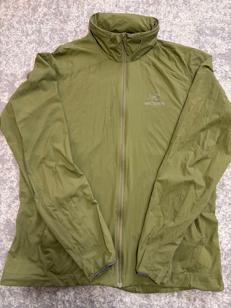 ARC'TERYX オリーブグリーン L フルジップジャケット