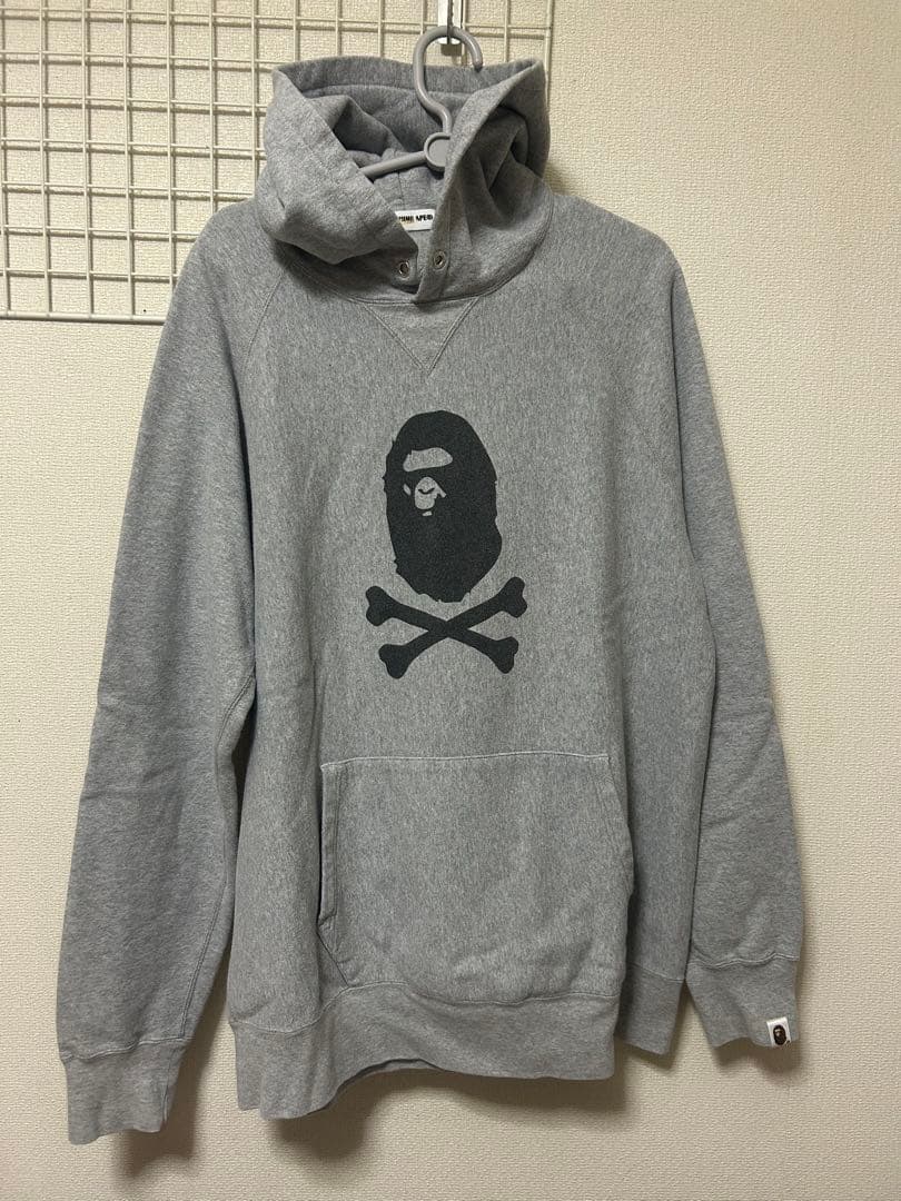 A BATHING APE グレー パーカー XL - メルカリ