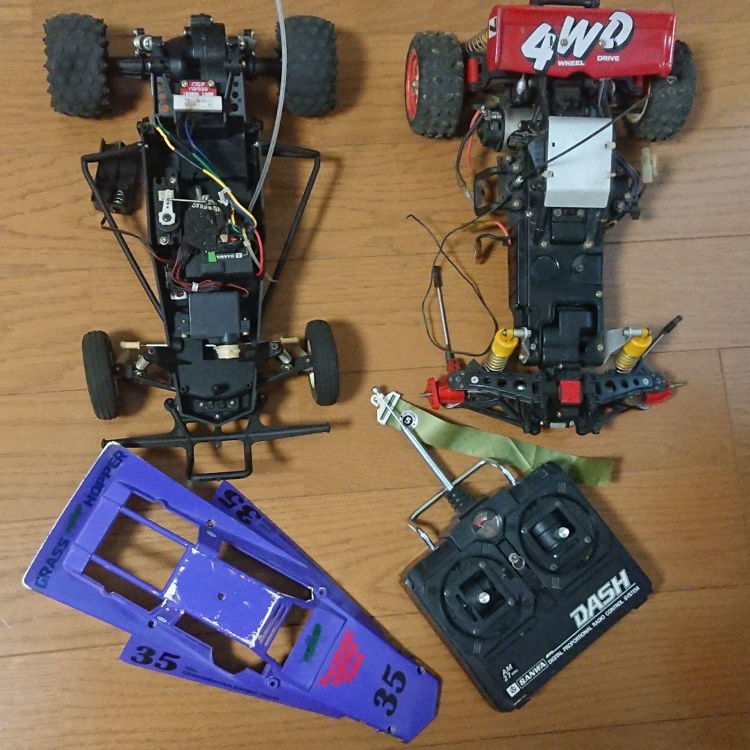 【ジャンク品】当時物 タミヤ グラスホッパー&ホットショット&サンワプロポ