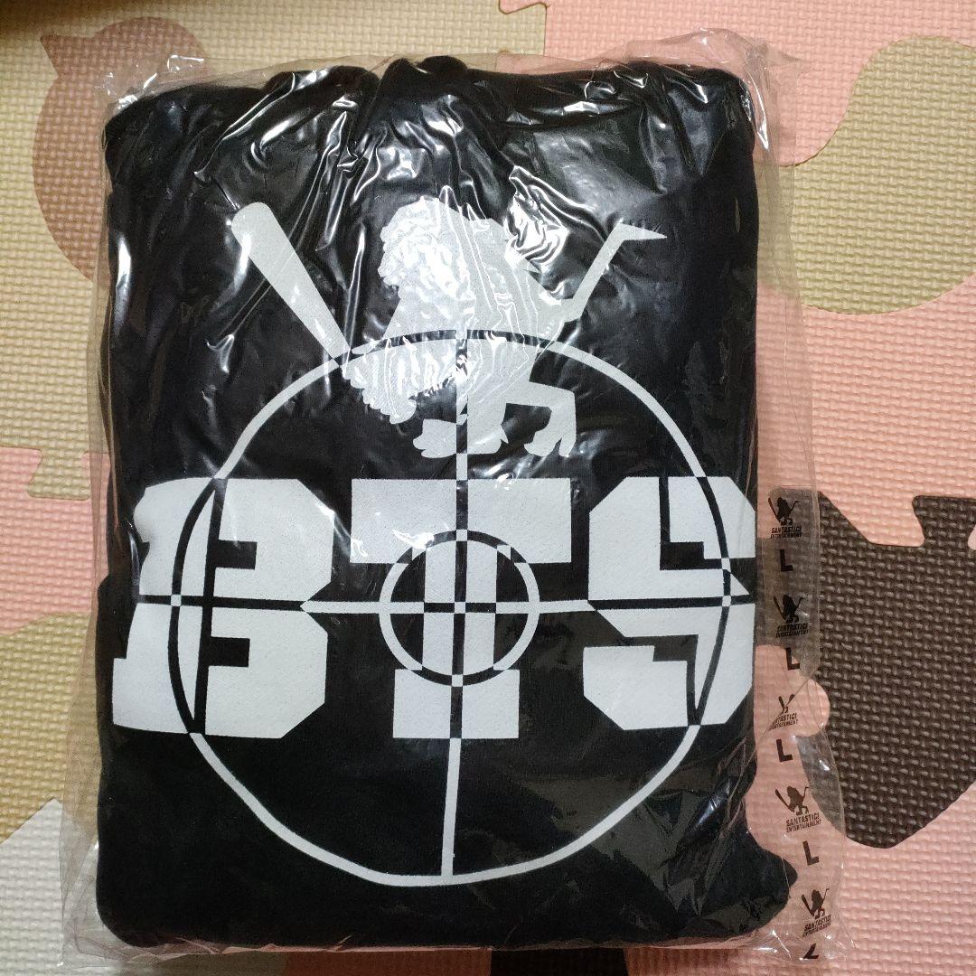 新品未開封 SANTASTIC! 防弾少年団 パーカー Lサイズ 激レア BTS 防弾少年団(BTS) - BTS☆サンタスティック製☆コラボロゴプリント