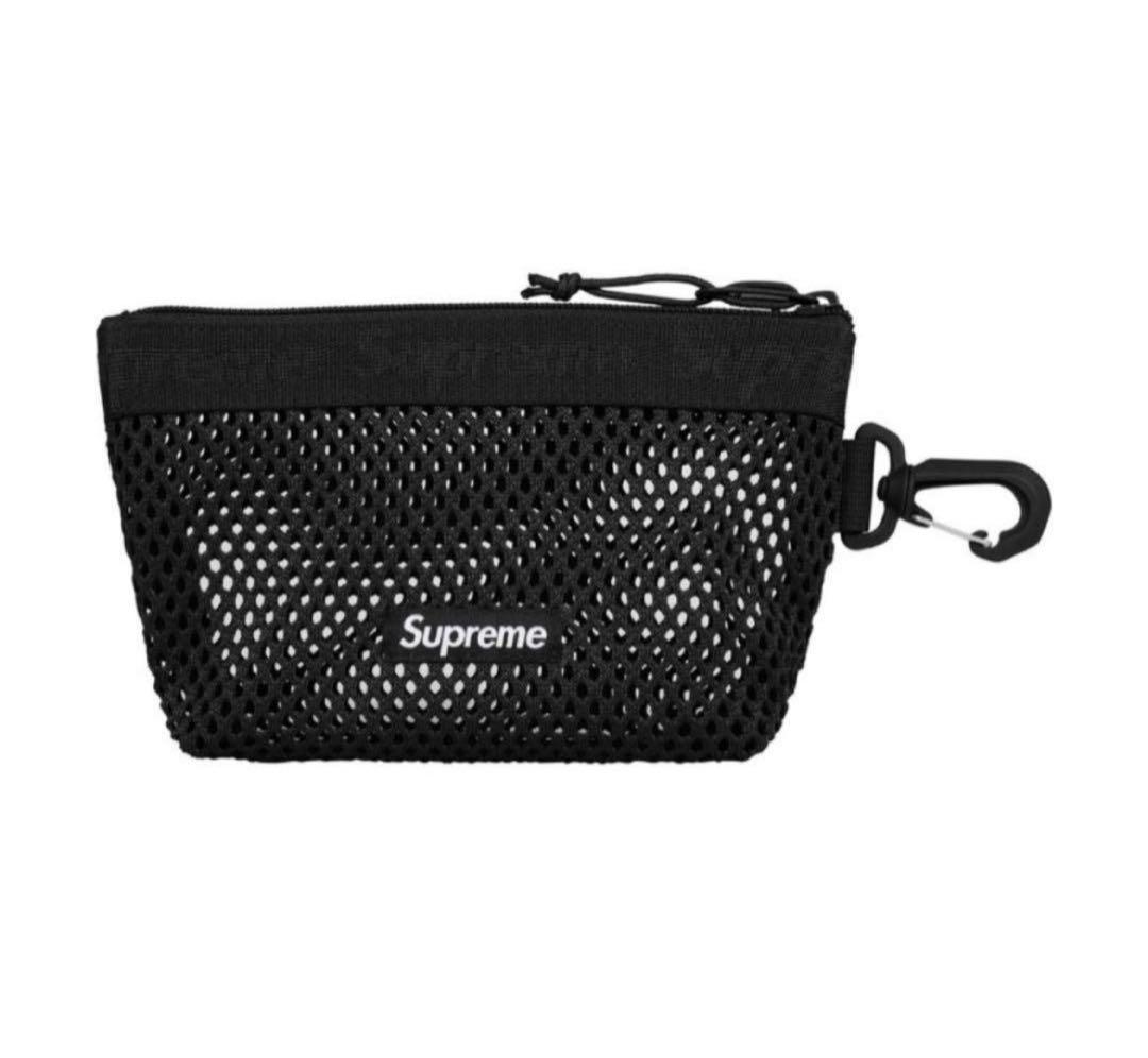 小物 Supreme Mesh Mini Pouch Black