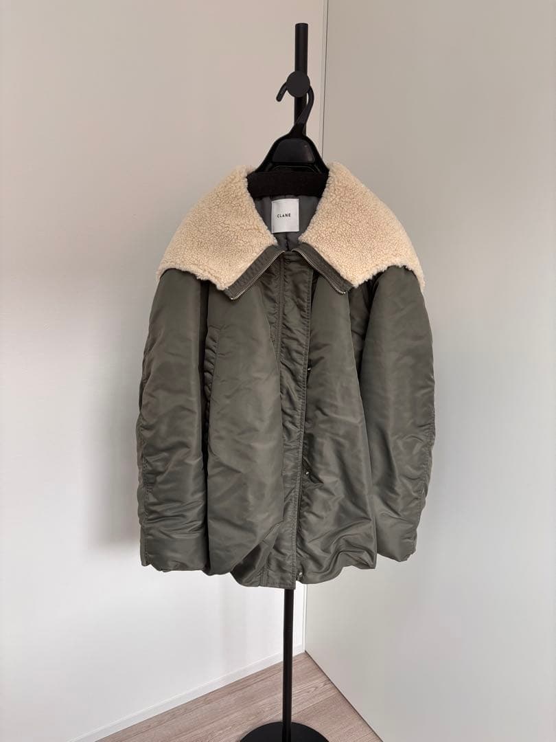 ジャケット・アウター CLANE BALLOON DESIGN HOODED N3B