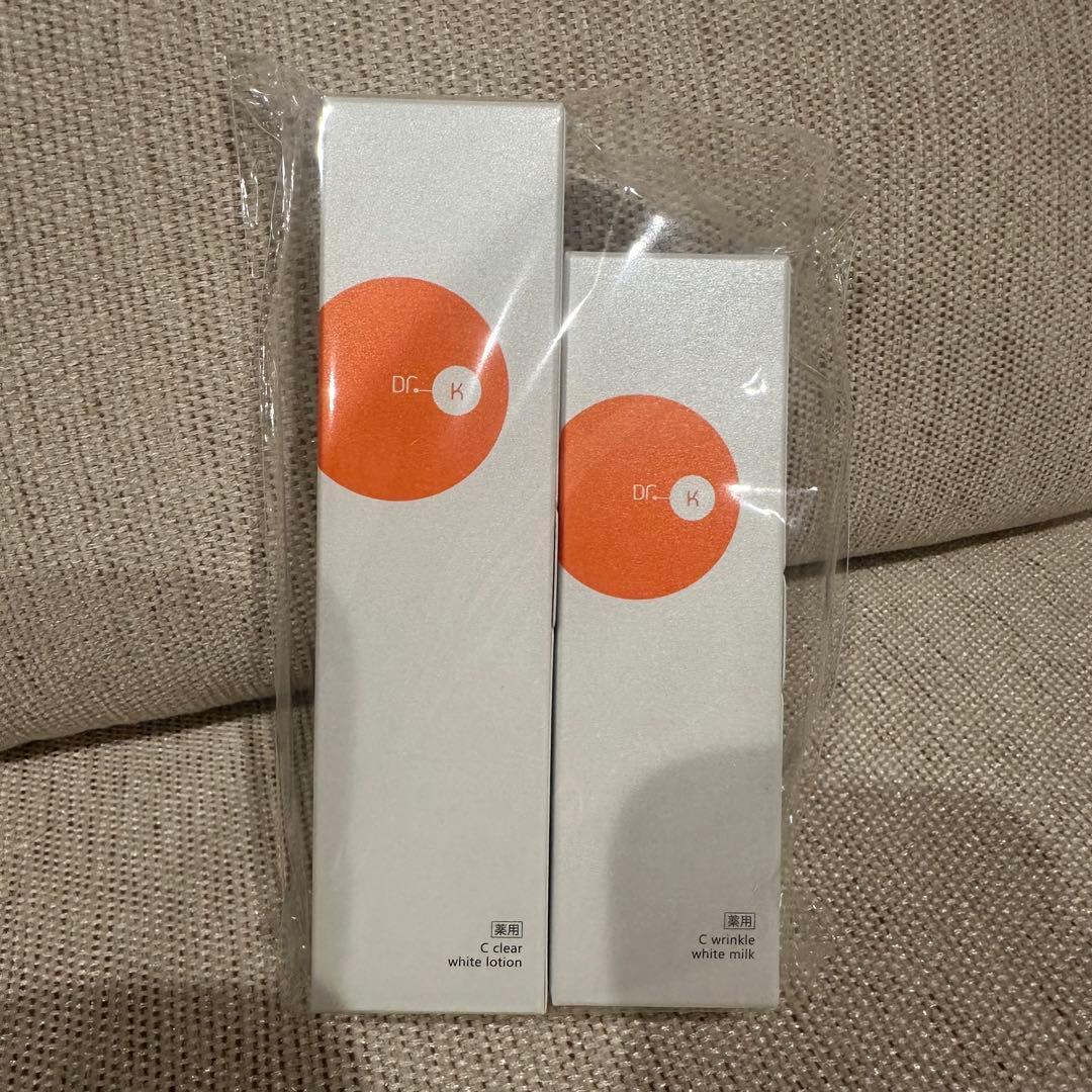 Dr.K Cクリアホワイトローション・ミルクセット