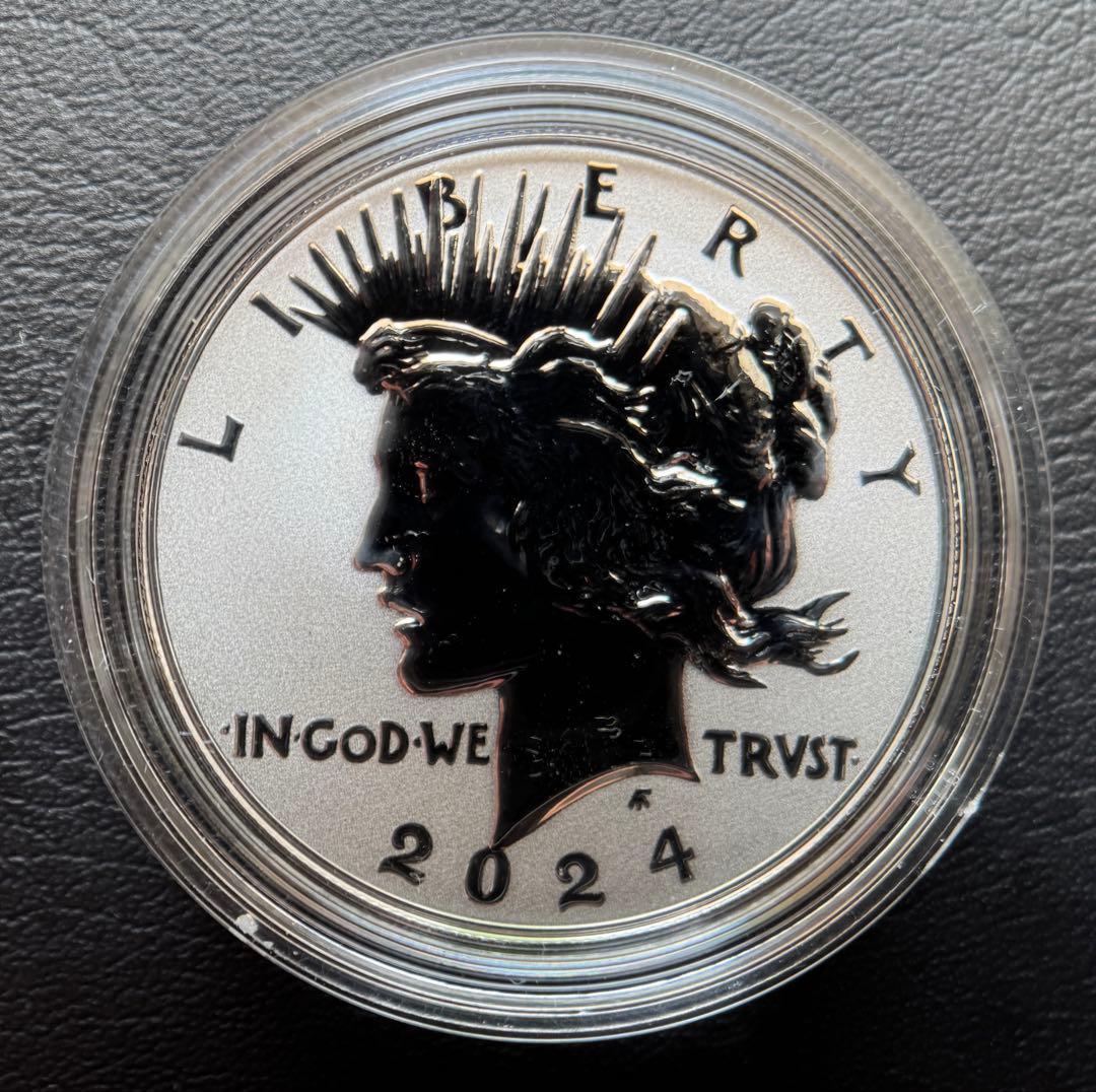 2024 モルガン & ピース ダラー リバースプルーフ 2コインセット 銀貨