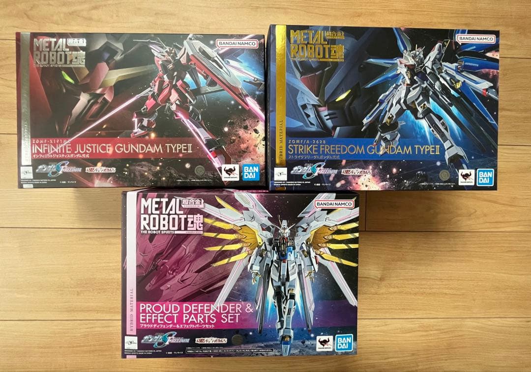 L ROBOT魂 ストフリ弐式 、プラウドディフェンダー 、インジャ弐式