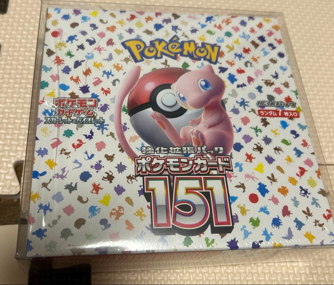 新品未開封　ポケモンカード151 1box シュリンク付き