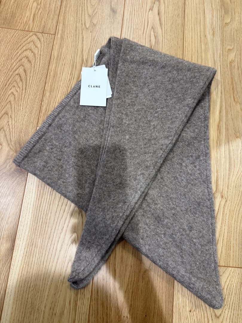 CLANE YAK KNIT TRIANGULAR STOLE ストール - メルカリ