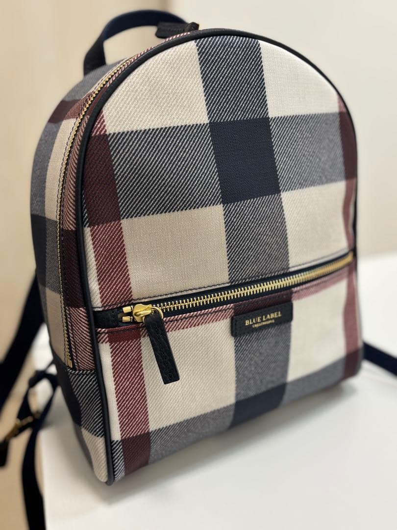 BLUE LABEL クレストブリッジチェックPVCバックパック クレストブリッジチェックPVCバックパック（バッグ）｜BLUE LABEL