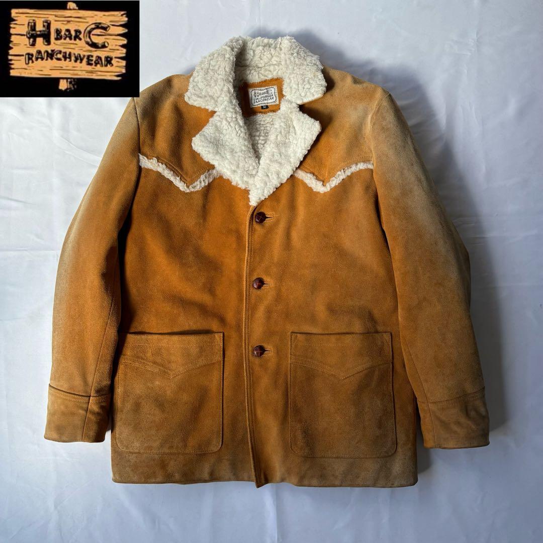 エイチバーシー H BAR C RANCHWEAR スウェード ランチコート