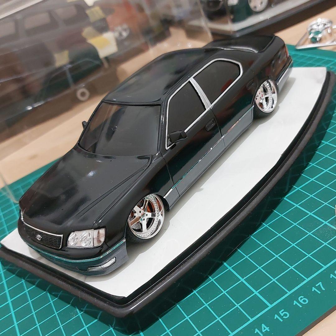 プラモ アオシマ セルシオ タイヤ ホイール シャコタン - メルカリ