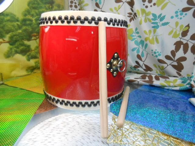 限定販売(送料無料)31.980円　Rエイサー大太鼓36cm撥二本付き