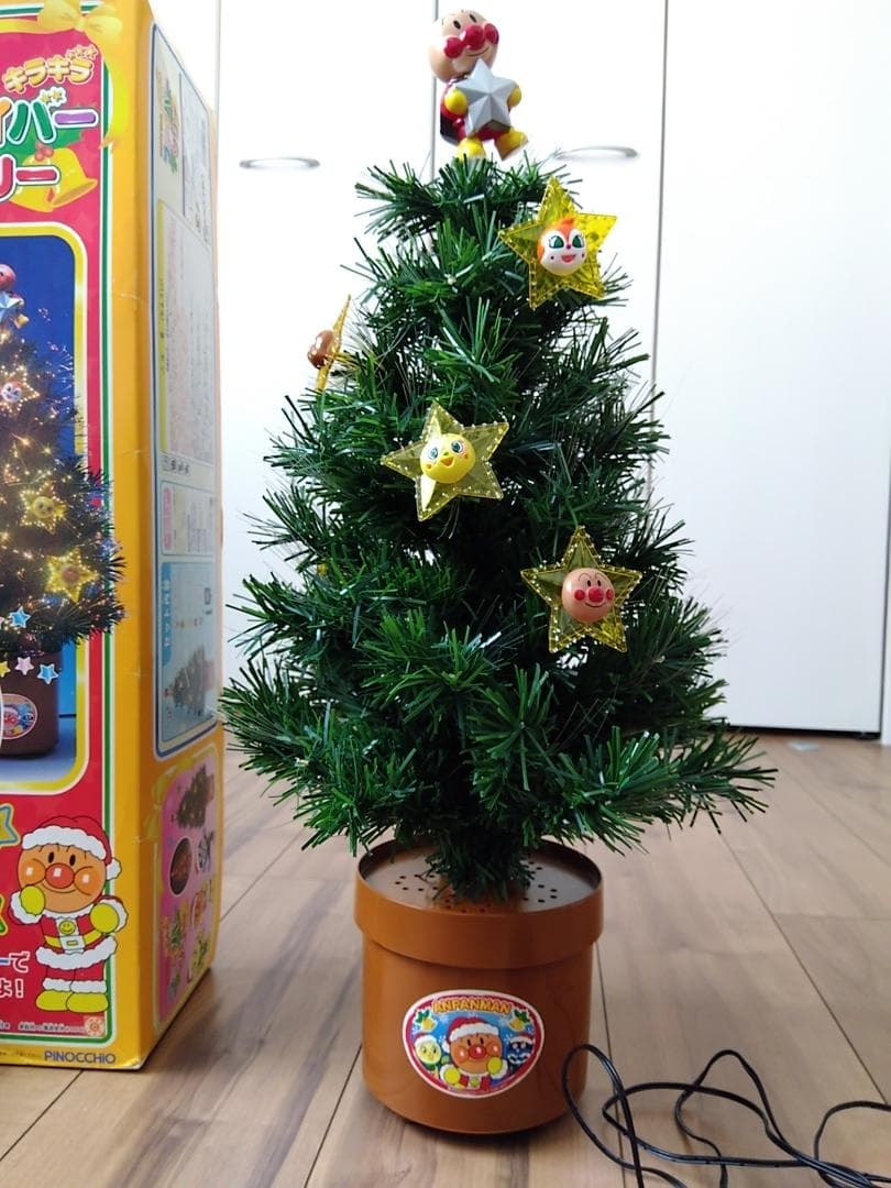 アンパンマンのキラキラファイバーツリー - メルカリ