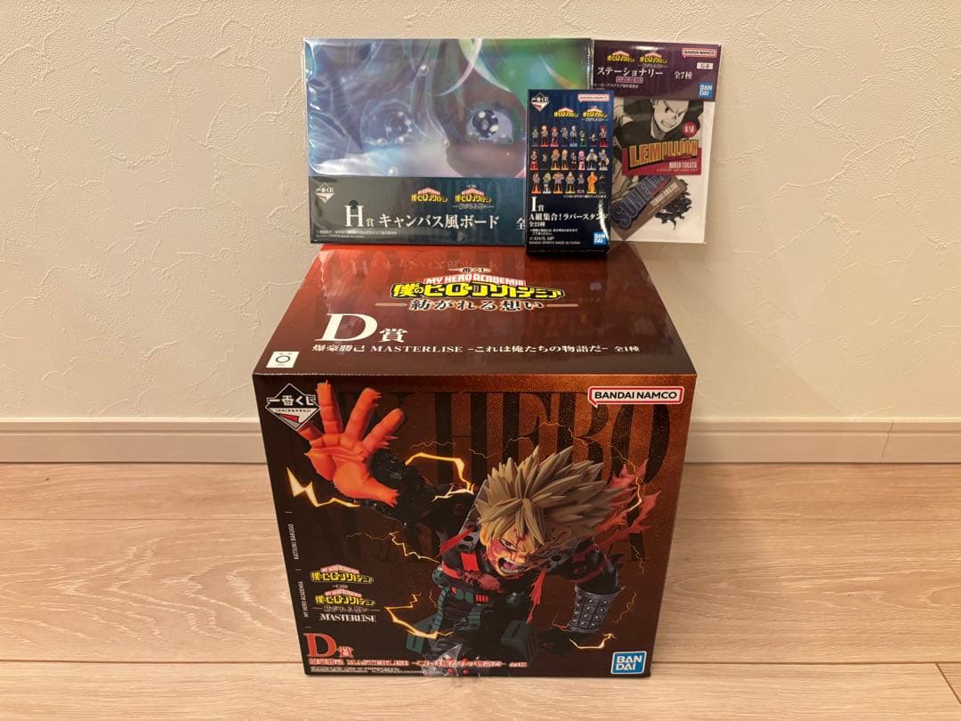 ヒロアカ 一番くじ 紡がれる想い D賞 爆豪勝己 MASTERLISEフィギュア