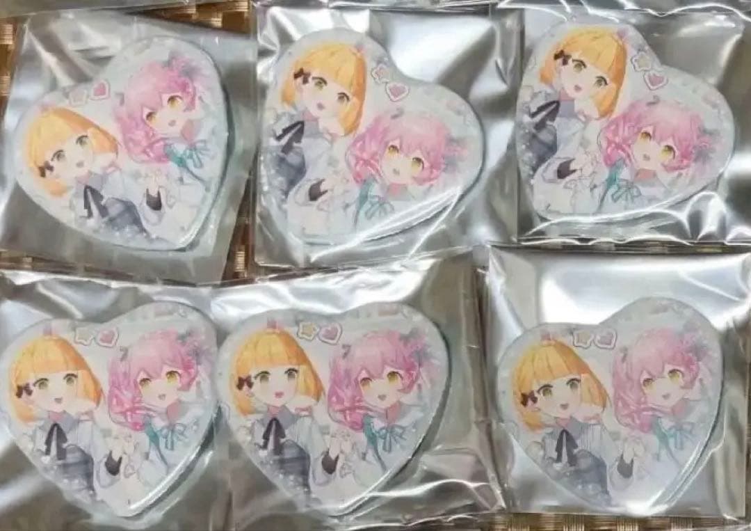 コンパス アルカリレットウセイ ハート形缶バッジ第3弾 リリカ ルルカ