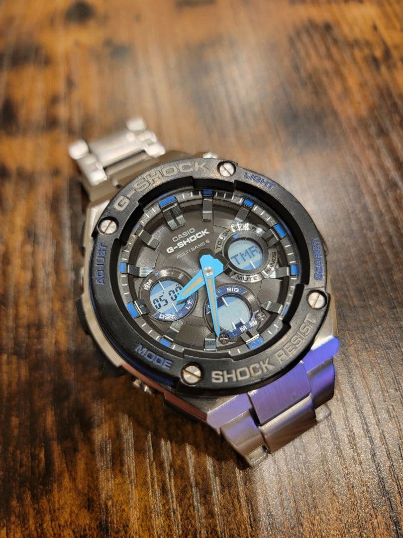 【値下げ】G-SHOCK G-STEEL GST-W100D-1A2JF ブルー