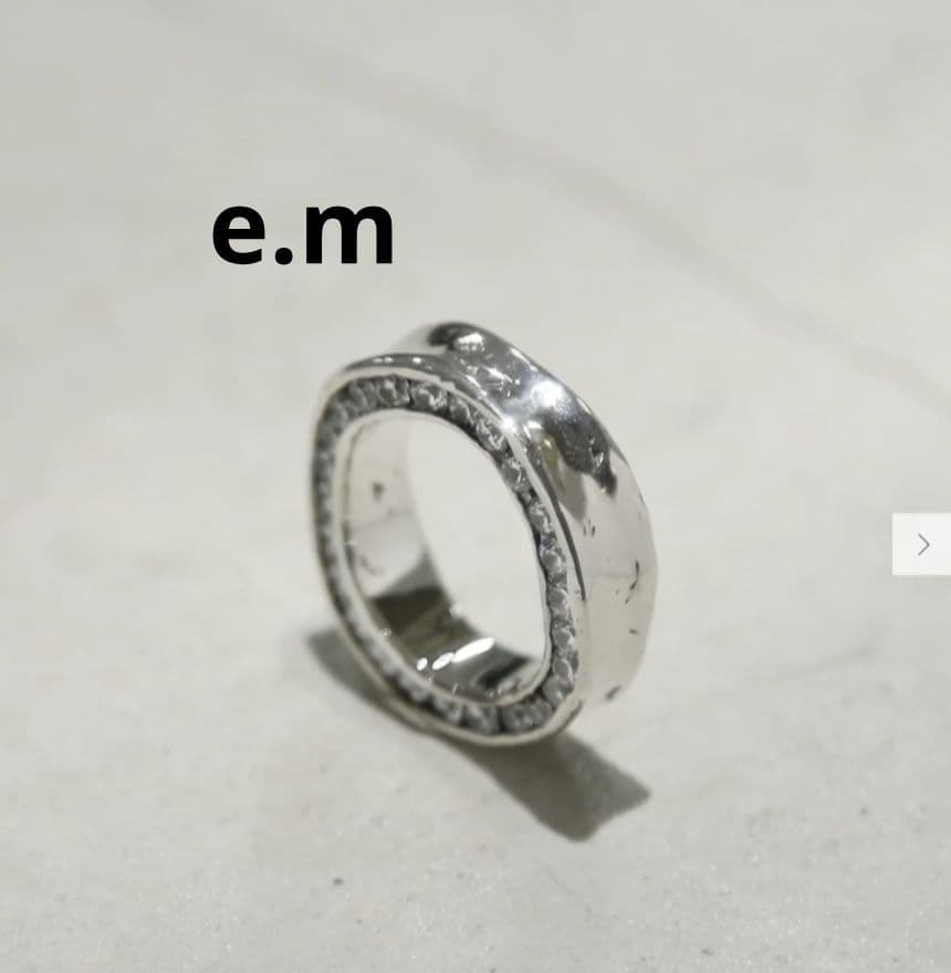 e.m. リング ジルコニア　シルバーリング