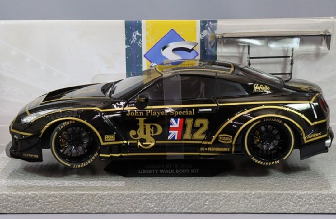 ソリド 1/18 日産 GT-R R35 リバティーウォーク JPS 2022 - メルカリ