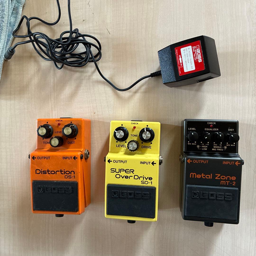 BOSS mt-2 SD-1 DS-1ヒズミ系3台セット