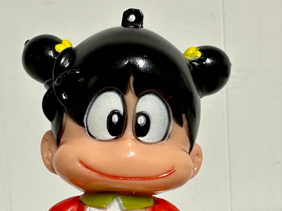 昭和レトロ 1980年代 あさりちゃん ソフビ人形 室山まゆみ 鳴き笛付