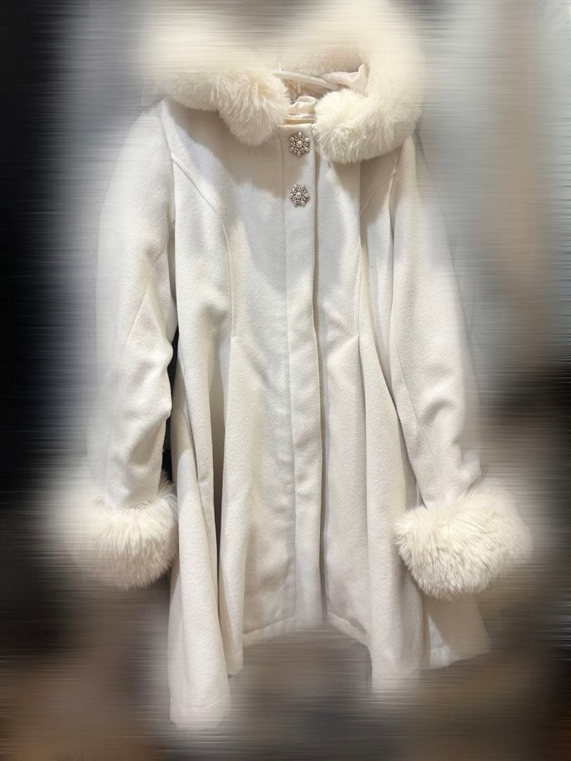 ロジータ ROJITA バックリボンフーディーコート - メルカリ