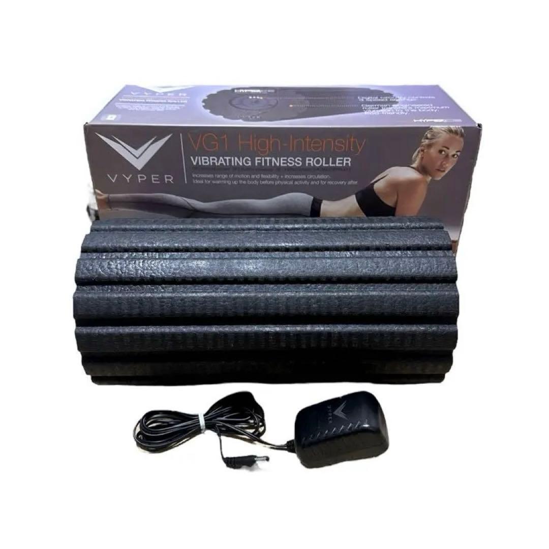 Hyperice Vyper ３段階の振動機能付き フォームローラー ブラック