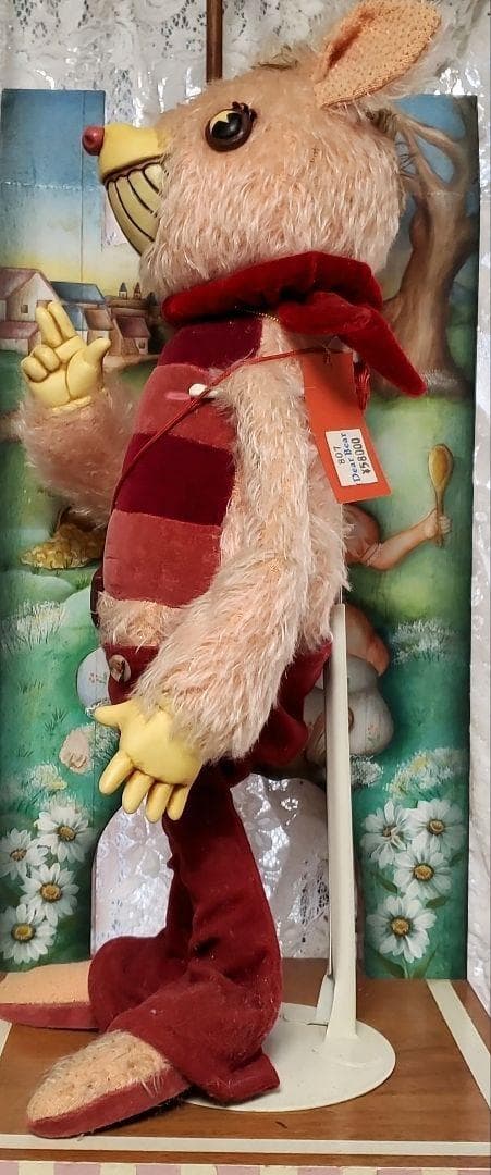 2001年制作?大塚勝俊作家ハンドメイド1点ものファニーなピンクの足長