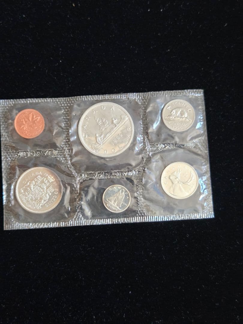 (プルーフライク) カナダ連邦　セット　1966 楽天市場】1966 カナダ 6 コイン シルバー プルーフライク セット
