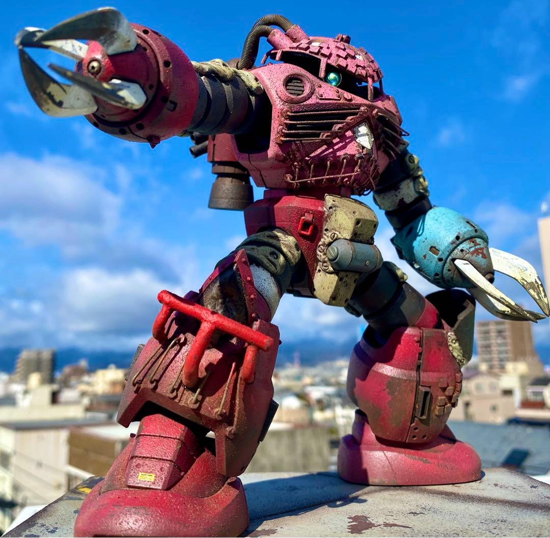 ガンプラ MG 1/100 MSM-07S シャア専用 ズゴック　完成品