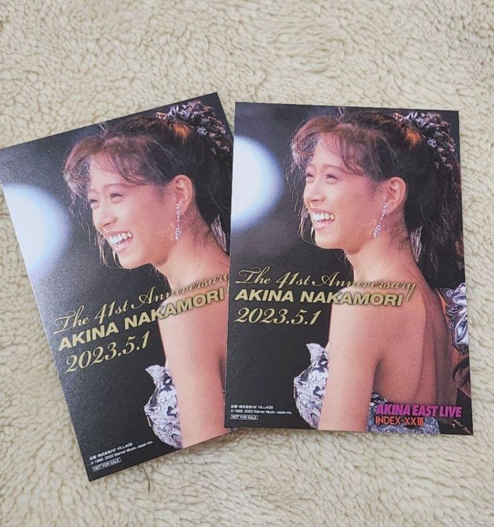 中森明菜 映画イーストライブ限定 ポストカード - メルカリ