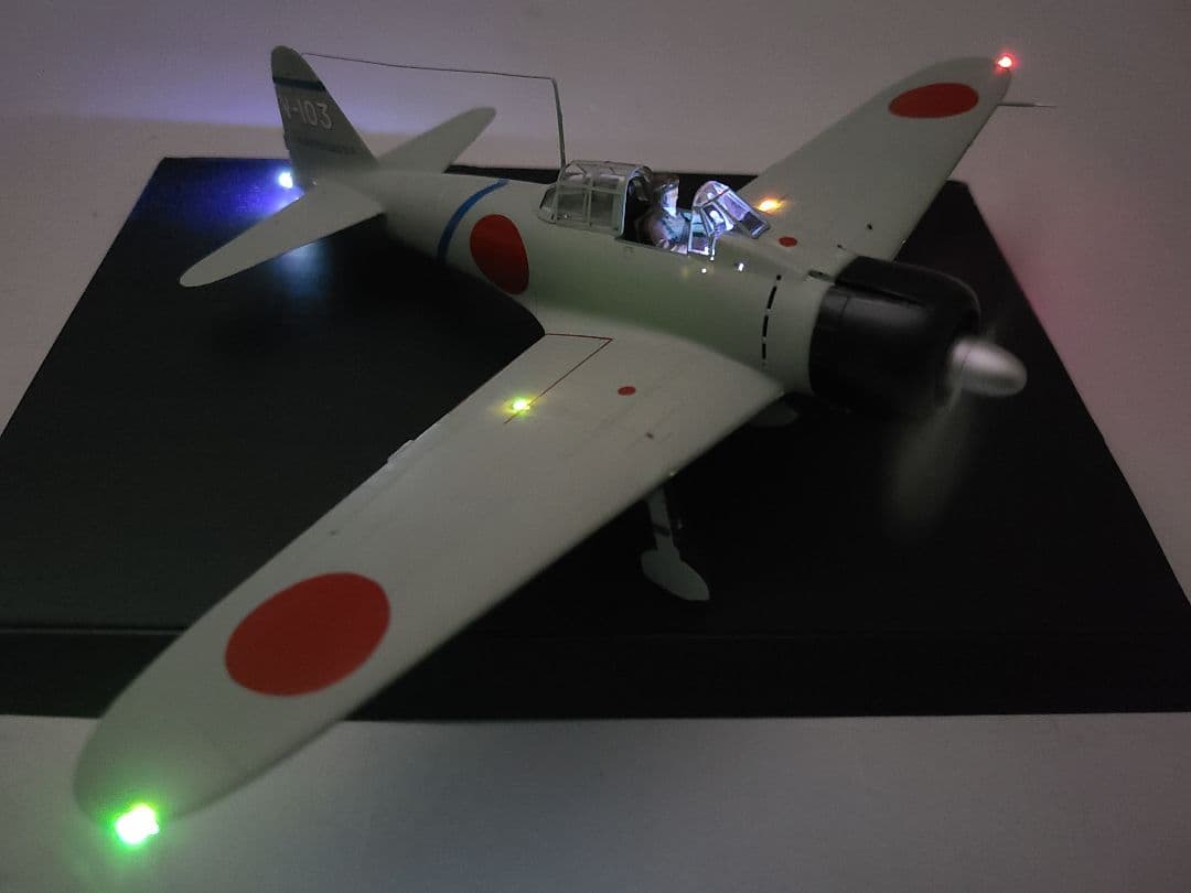 タミヤ1/48 零式艦上戦闘機21型 坂井三郎搭乗機 リアルモーターライズ